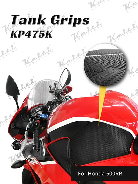 KEITI TANK GRIPS KAWASAKI NINJA 400 KP472K [BLACK] NS