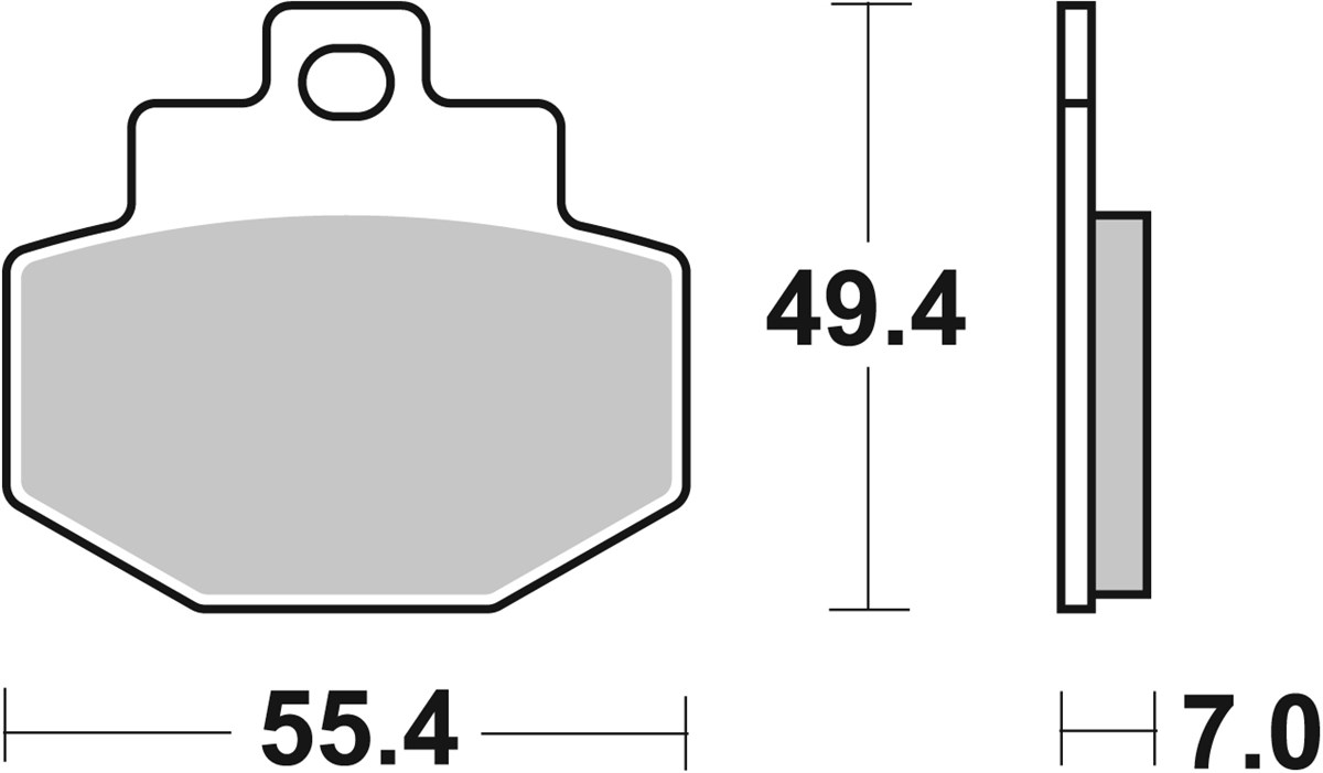 SBS 166MS Front/Rear Brake Pads - Image 1