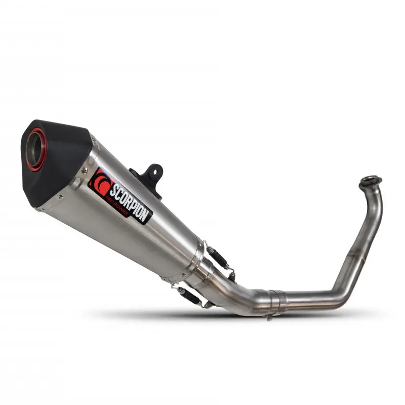 YZF-R125 Serket Taper Full System Brushed Stainless Steel Sleeve 2019-2020