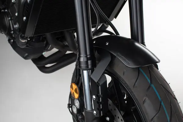 FRONT FENDER SW MOTECH ALUMINUM YAMAHA XSR900 MT09 15-21 BLACK
