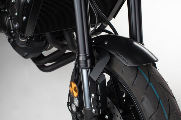 FRONT FENDER SW MOTECH ALUMINUM YAMAHA XSR900 MT09 15-21 BLACK - Image 1