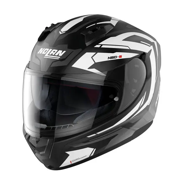 Nolan N60-6 Anchor Road Helmet Flat Black / White