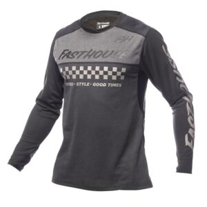 Fasthouse Alloy Mesa Long Sleeve Jersey Heather Charcoal/Black - Image 1