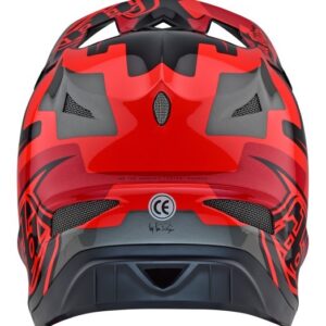 Helmet Troy Lee D3 AS Fiberlite Speedcode Red - Image 3