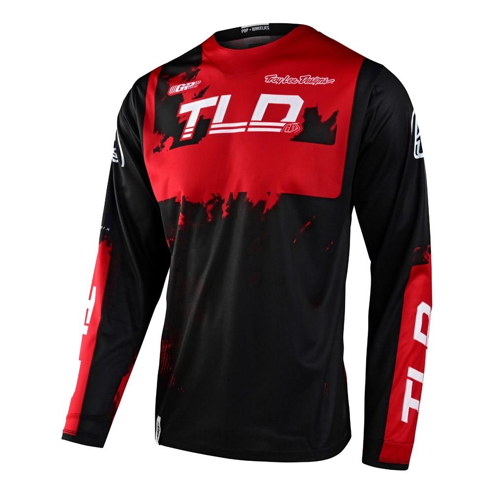 Troy Lee Designs GP Astro Motocross Jersey Youth Red / Black - Image 1