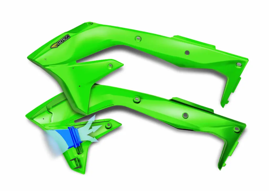 PF RAD SHROUD 16- KX450F GRN