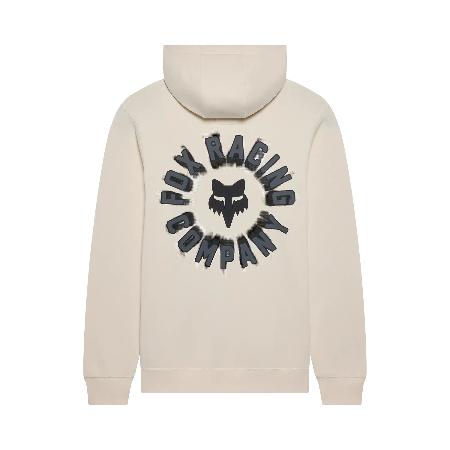 Fox Beam Fleece Pullover Hoodie Off White - Image 2
