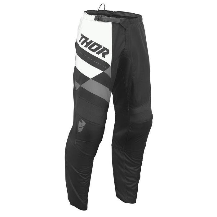 Thor Sector Checker Motocross Pants Black/Grey - Image 1