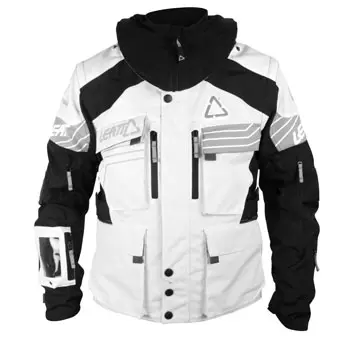 Adventure Jacket Leatt GPX W.E.C White/Black