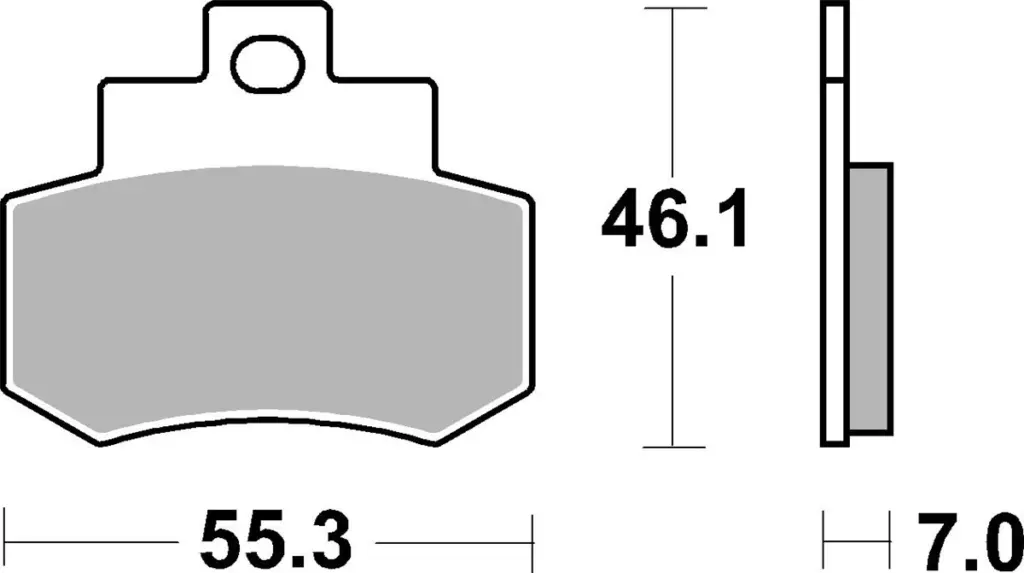 SBS 172MS Front/Rear Brake Pads