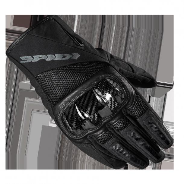 Spidi BOra Waterproof Short Road Gloves Black - Image 1
