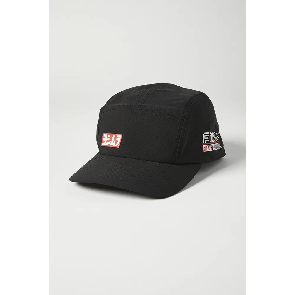 Fox Yoshimura 5 Panel Hat Black