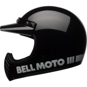 Bell Moto-3 Classic Motocross Helmet Black - Image 1