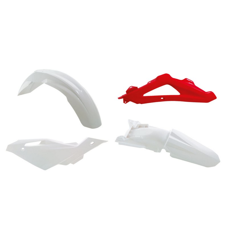 RTECH PLASTICS KIT ENDURO FRONT FENDER RADIATOR SHROUDS SIDE PANELS & REAR FENDER TE250 310 - Image 1