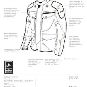** TITANIUM 3-LAYER JACKET BLACK XXL - SALE - Image 3