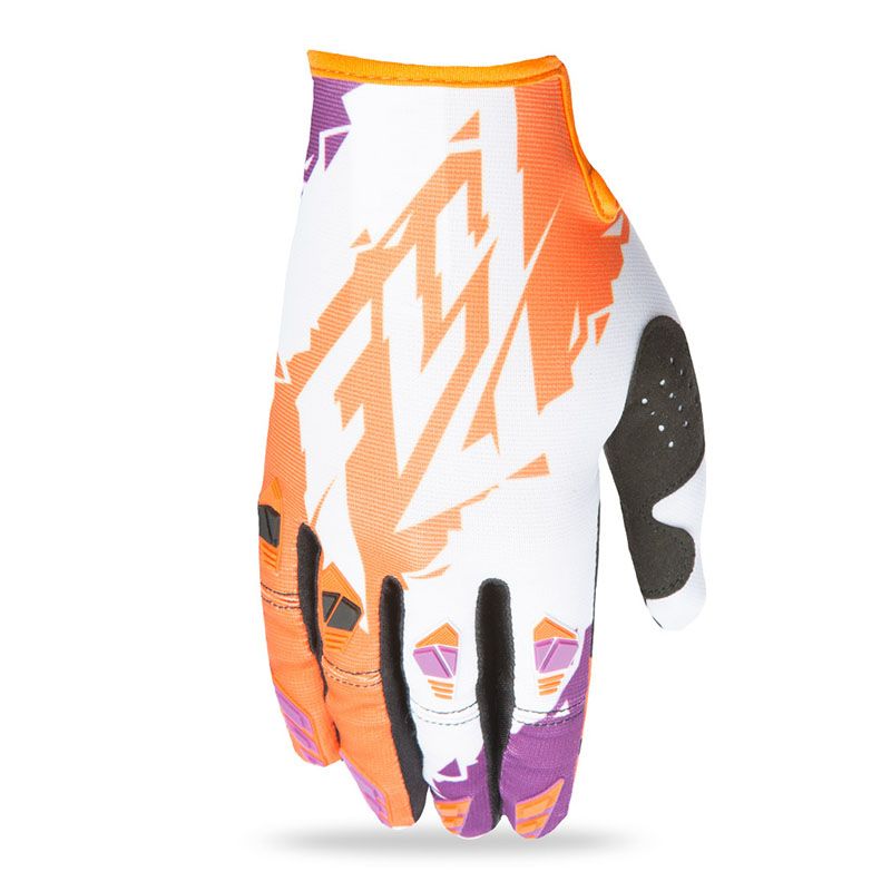 FLY KINETIC GLOVE '17 ORG/WHT BLURG SZ 10 LGE - Image 1