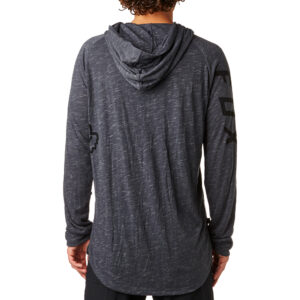 Hoodie Fox Moth Charcoal Heather - Image 2