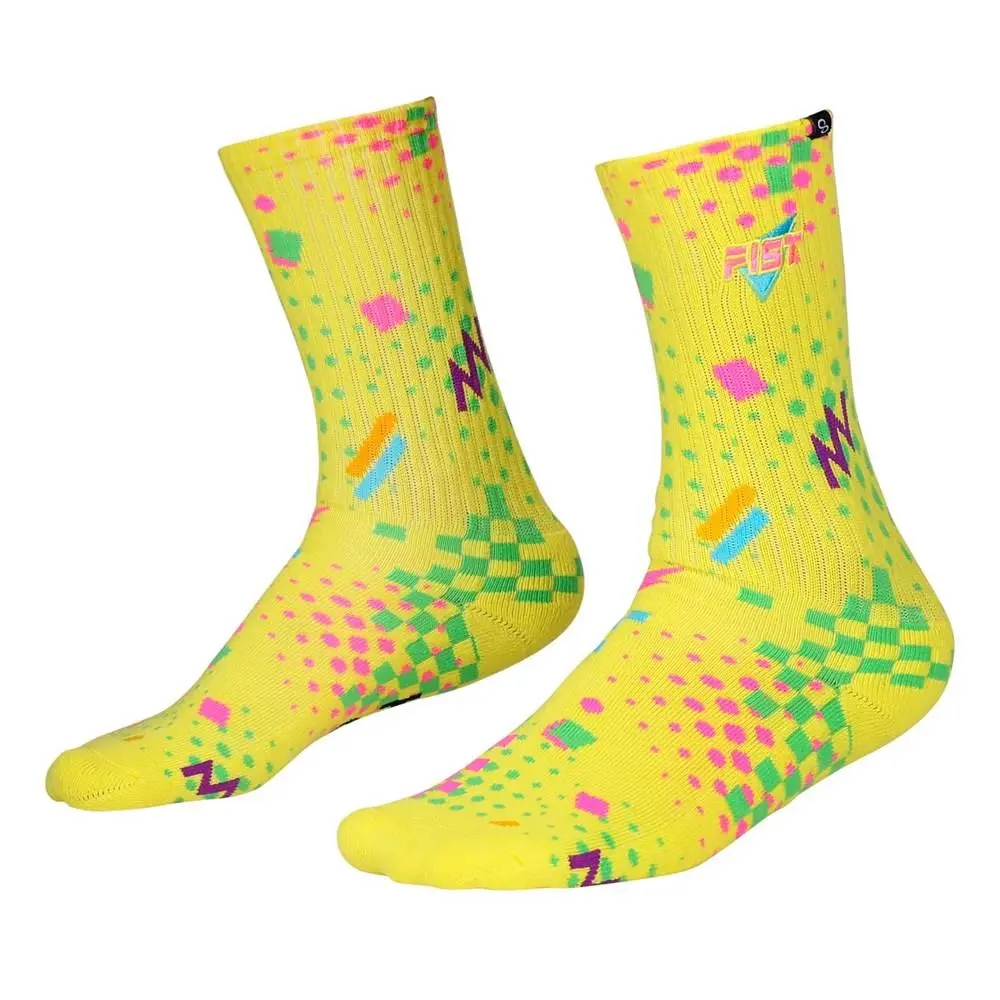 Fist Aerobix Fluro Yellow Socks
