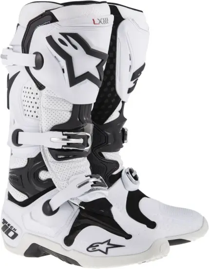 Motocross Boots Alpinestars 2014 Tech-10 White