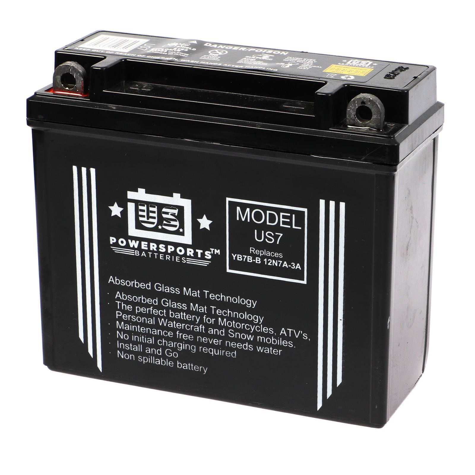USPS AGM BATTERY US7 YB7B-B *10 - Image 1