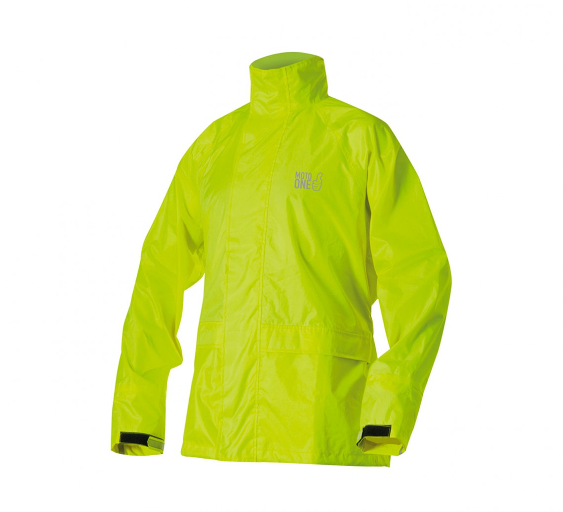 ** RAIN JACKET BRENTA FLURO YELLOW XL -SALE - Image 1