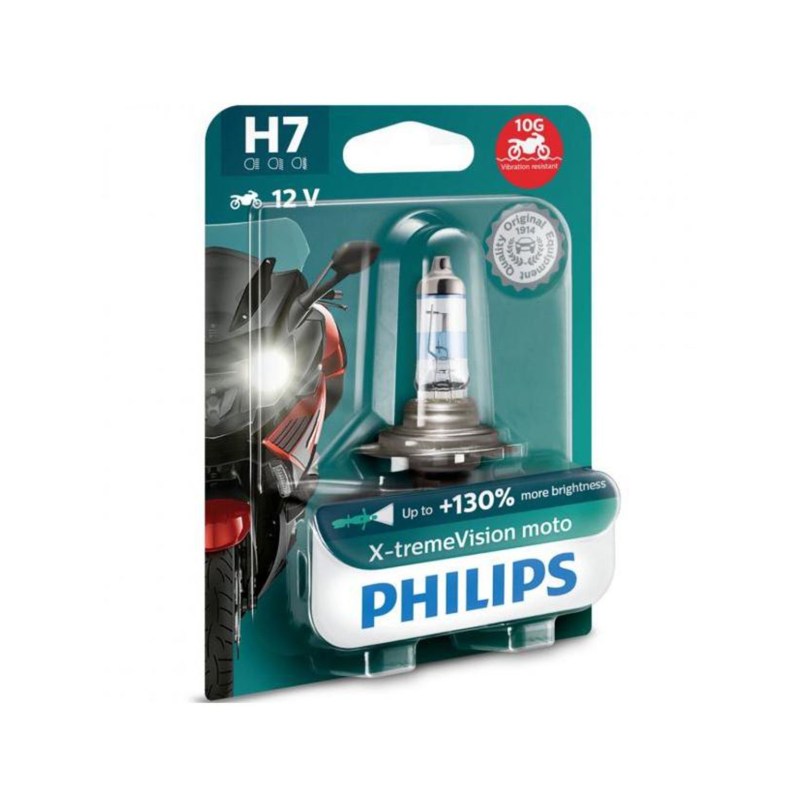 PHILIPS BULB H7 12972 XV+ 12V 55W PX26d BW XTREME VISION - Image 1