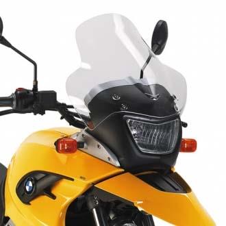 GIVI SCREEN BMW F 650 GS '04-'07 (NO HAND GUARDS) CLEAR 15.5cm TALLER - Image 1
