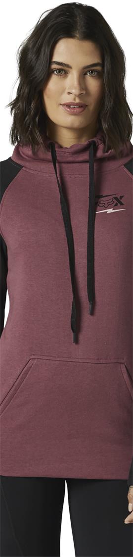 Fox Clean Up Ladies Pullover Fleece Hoody Purple Haze - Image 1