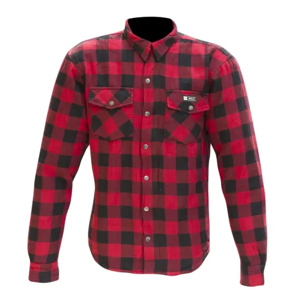 Shirt Merlin Axe Checkered Red/Black