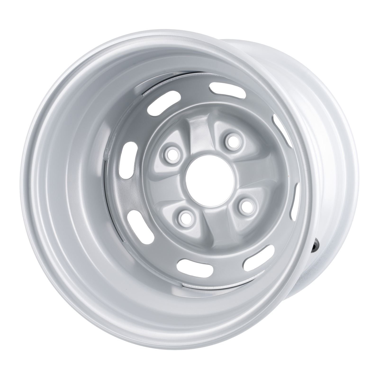 WMP ATV/UTV Steel Rim 12x7.5 Honda Rear IRS 4/110 +41 - Silver - Image 3