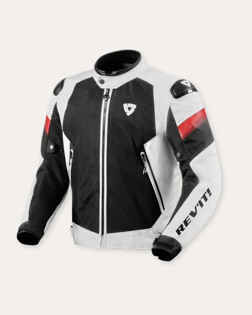 REV'IT! Control Air H2O Road Jacket White/Black