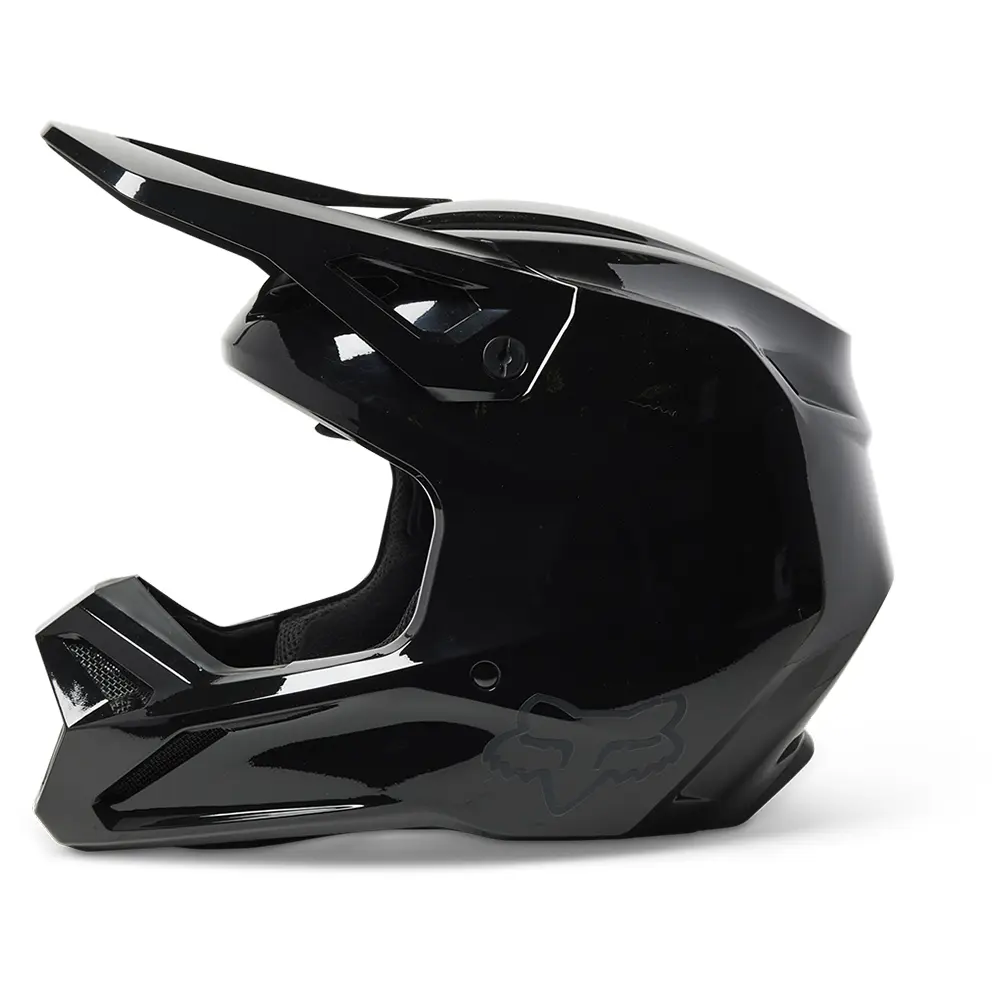 Fox V1 Solid MIPS ECE Motocross Helmet Black