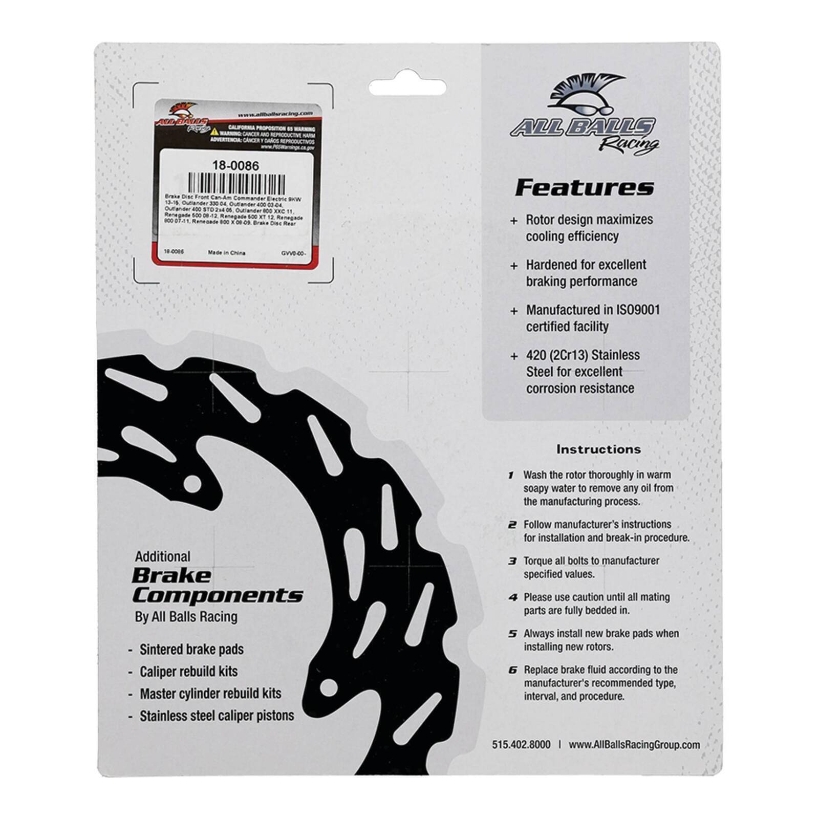 Brake Disc Front / Rear 18-0086 - Image 5