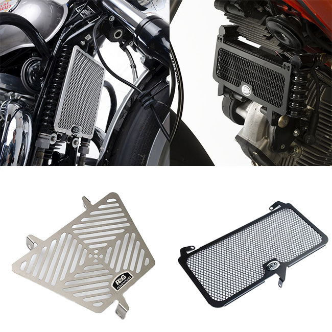 PRO Oil Cooler Guard for Ducati Multistrada V4(S) '21- Ti R&G - Image 1
