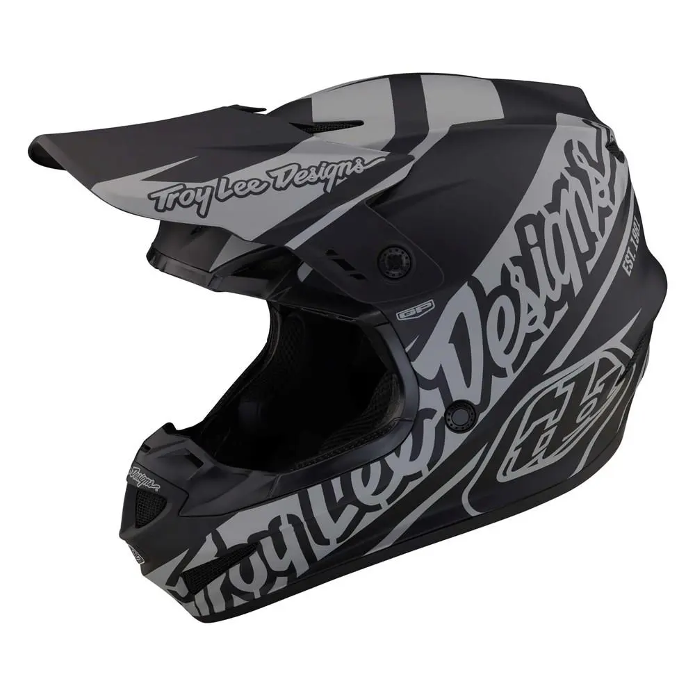 Troy Lee Designs Slice Motocross Helmet Black / Grey