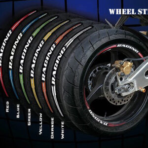 *Racing wheel strips 8pcs orange (two wheels)              [C] - Image 2