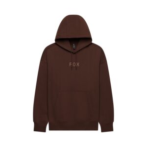 Fox Head Heavyweight Fleece Pullover Hoodie Coffee - Image 1
