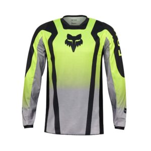Fox 180 Lean Motocross Jersey Flo Yellow - Image 1