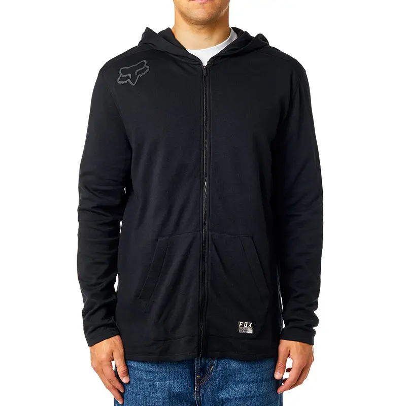 Fox Kross Long Sleeve Knit Top Black