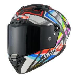 LS2 FF805 Thunder GP Aero Flash Road Helmet Black - Image 1