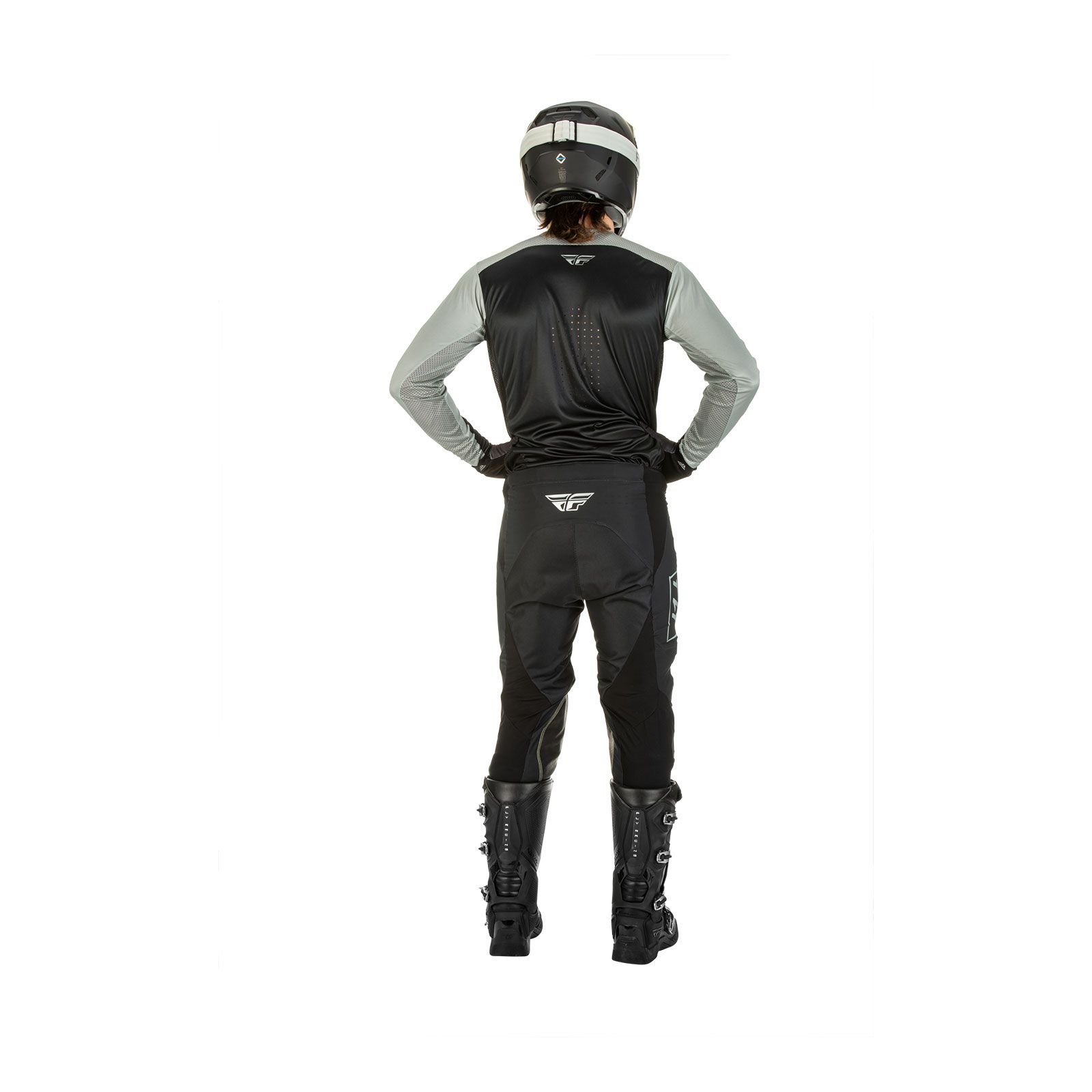Fly Lite Hydrogen Black/Grey Motocross Pants - Image 8