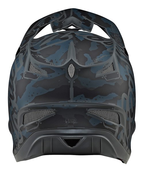 Helmet Troy Lee D3 AS Fiberlite Factory Camo Grey - Image 2