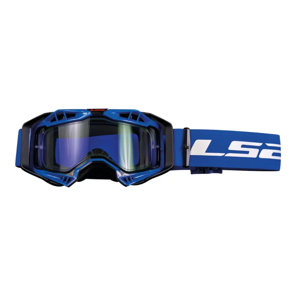 LS2 Aura Motocross Goggles with Clear Lens