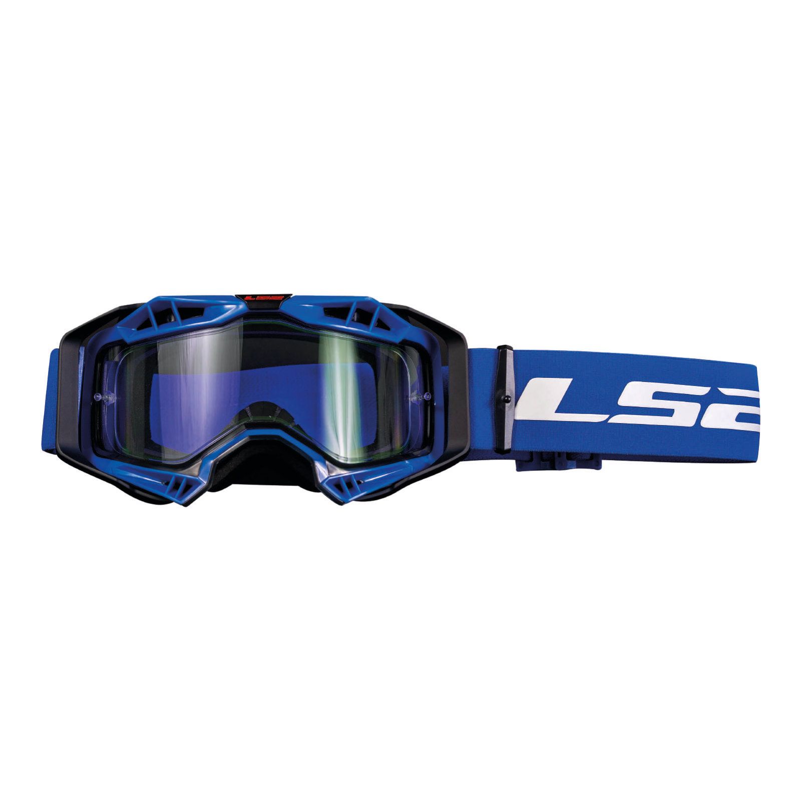 LS2 Aura Motocross Goggles with Clear Lens - Image 2