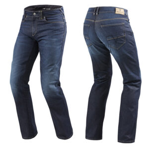 REV’IT! Philly 2 Long Leg Ladies Road Pants Dark Blue - Image 1