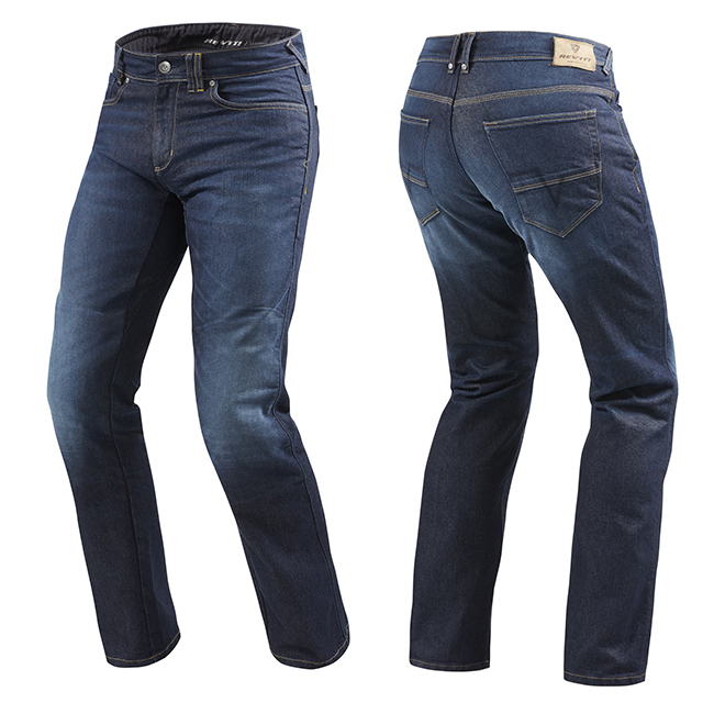 REV’IT! Philly 2 Long Leg Ladies Road Pants Dark Blue - Image 1