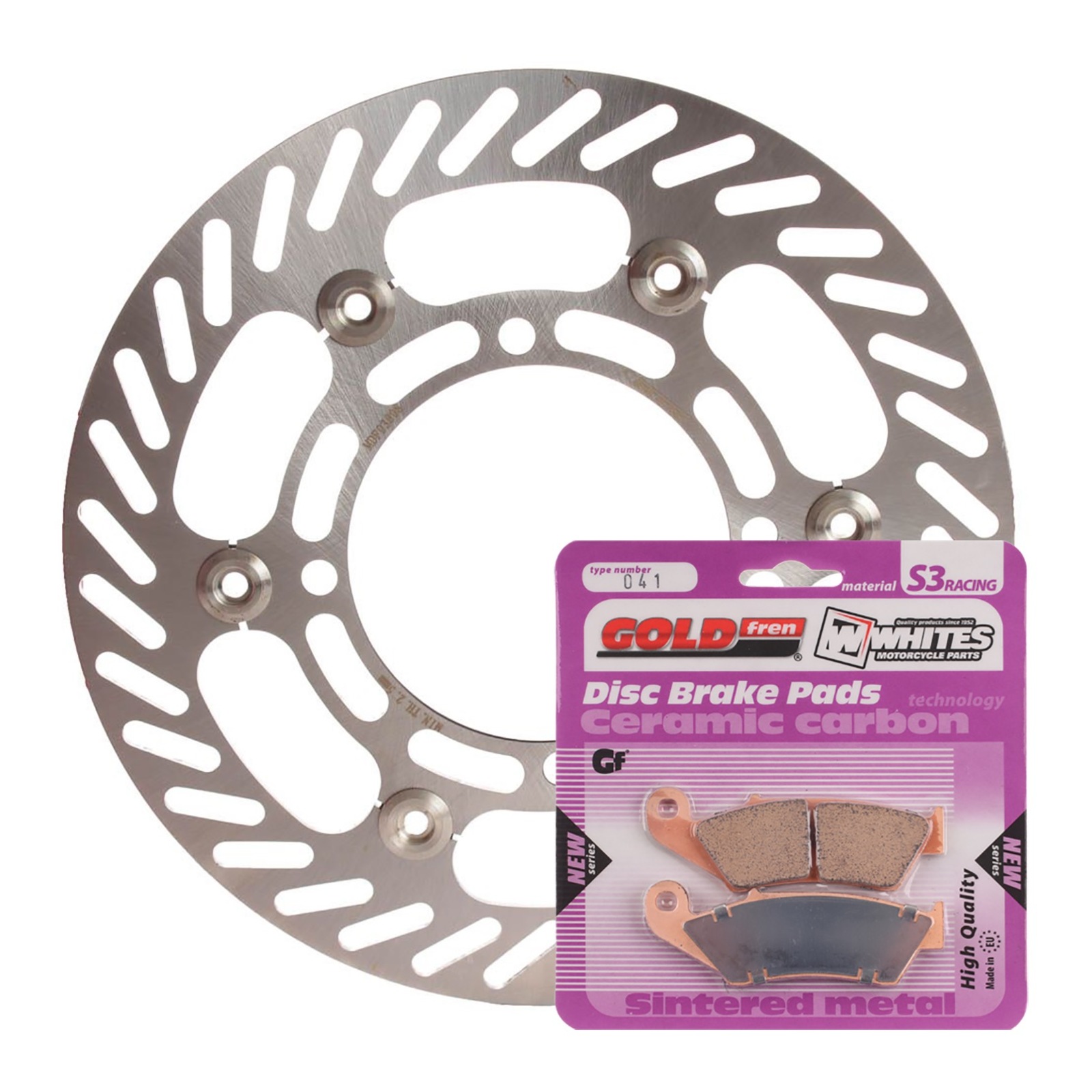 Brake Disc & Pad Front Kit - Kawasaki KX250F '04-'05 - Image 1