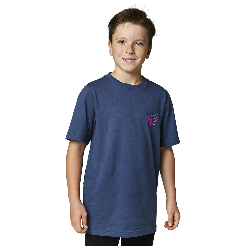 Fox Mirer II Tee Youth Dark Indigo - Image 1