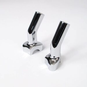 WHITES PULL BACK SOFTAIL RISERS 4" 12-625 - Image 1