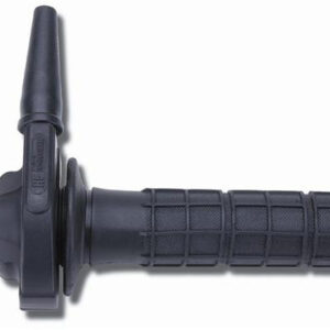 BLACK PAINTED ALU THROTTLE/GRIPS ONE CABLE 2.3D./mm 46mm MAX. - Image 1